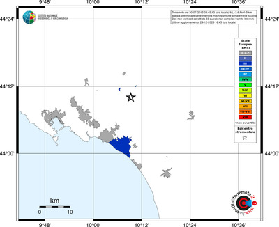 Mappa EMS - territori località