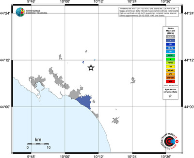 Mappa MCS - territori località