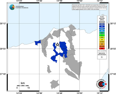 Mappa MCS - territori comuni