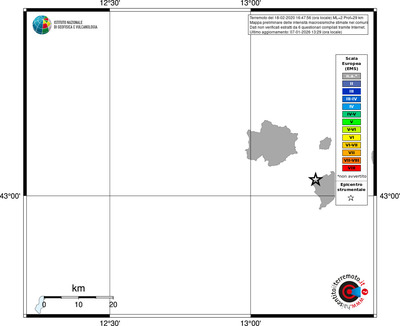 Mappa EMS - territori comuni