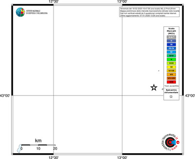 Mappa MCS - territori località
