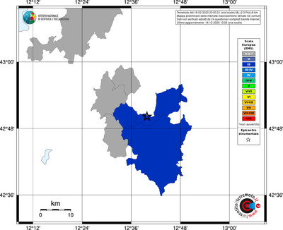 Mappa EMS - territori comuni