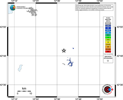 Mappa MCS - territori località
