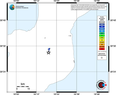 Mappa EMS - territori località