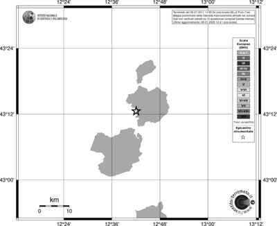 Mappa EMS - territori comuni