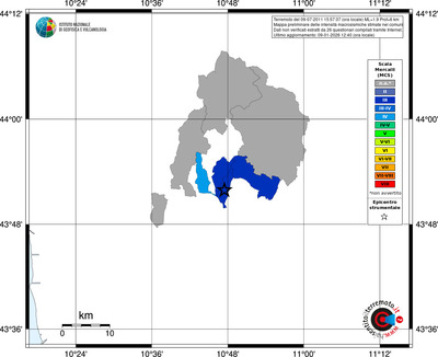 Mappa MCS - territori comuni