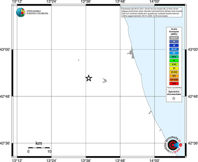 Mappa EMS - territori località