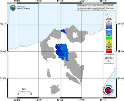 Mappa EMS - territori comuni
