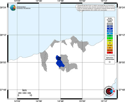 Mappa EMS - territori comuni