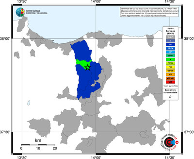 Mappa EMS - territori comuni
