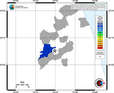 Mappa MCS - territori comuni