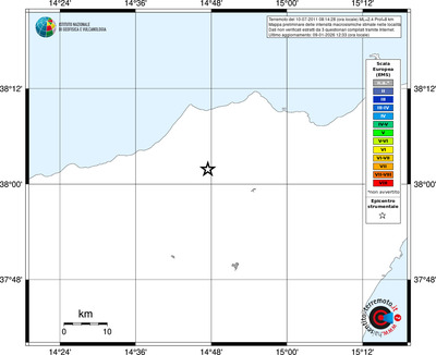 Mappa EMS - territori località