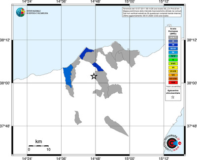 Mappa EMS - territori comuni