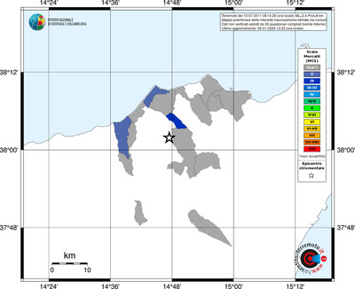 Mappa MCS - territori comuni