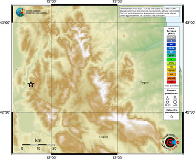 Mappa EMS - località