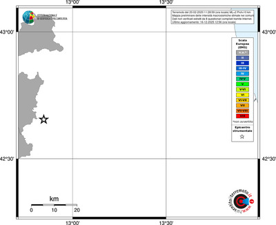Mappa EMS - territori comuni