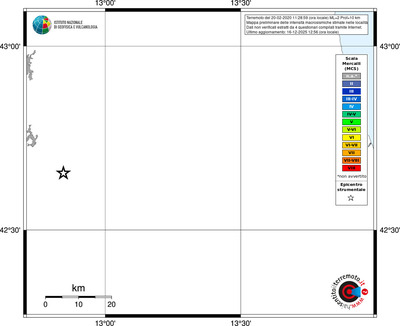 Mappa MCS - territori località