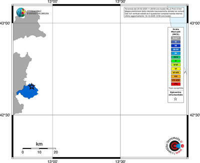 Mappa MCS - territori comuni