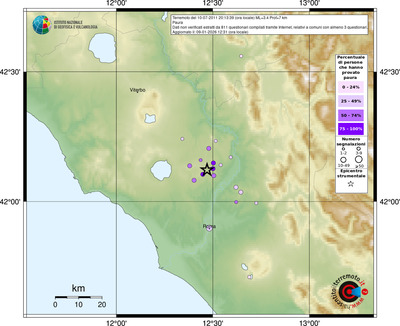 Mappa comuni con almeno 3 questionari