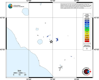 Mappa EMS - territori località