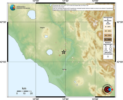 Mappa comuni con almeno 3 questionari