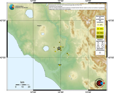Mappa comuni con almeno 3 questionari