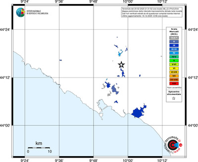 Mappa MCS - territori località