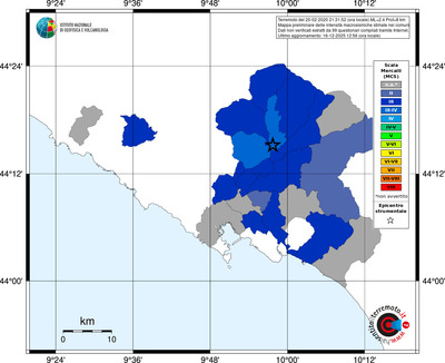 Mappa MCS - territori comuni