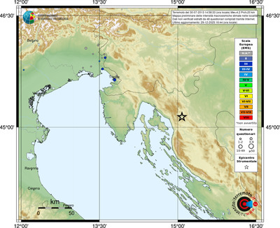Mappa EMS - località