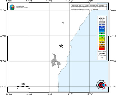 Mappa MCS - territori località