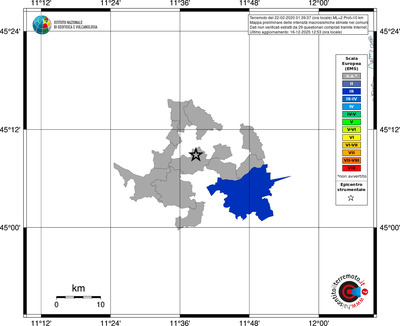 Mappa EMS - territori comuni