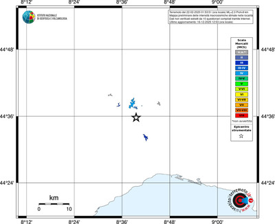 Mappa MCS - territori località