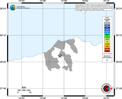 Mappa EMS - territori comuni
