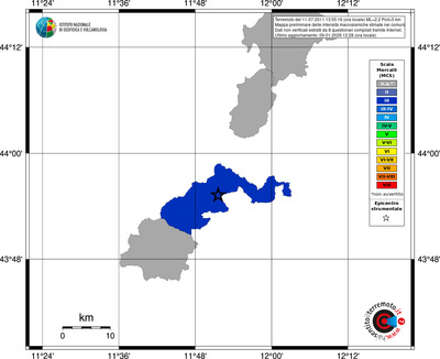 Mappa MCS - territori comuni