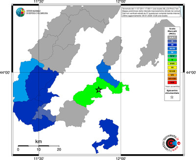 Mappa MCS - territori comuni
