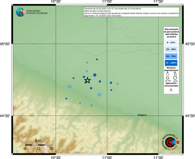 Mappa comuni con almeno 3 questionari
