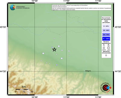 Mappa comuni con almeno 3 questionari