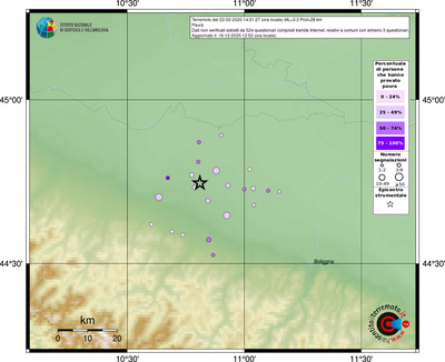 Mappa comuni con almeno 3 questionari