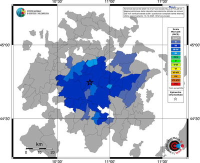 Mappa MCS - territori comuni