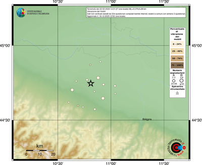 Mappa comuni con almeno 3 questionari