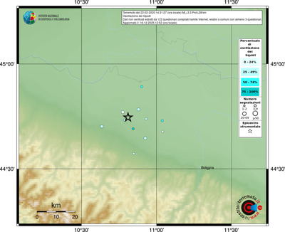 Mappa comuni con almeno 3 questionari