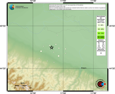 Mappa comuni con almeno 3 questionari