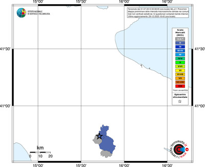 Mappa MCS - territori comuni