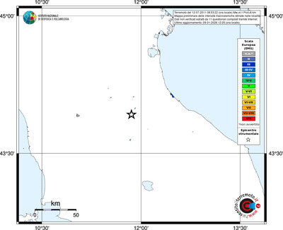 Mappa EMS - territori località