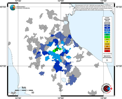 Mappa MCS - territori comuni