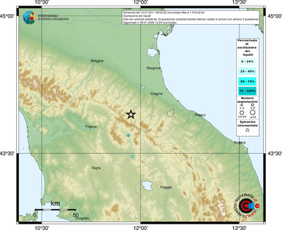 Mappa comuni con almeno 3 questionari