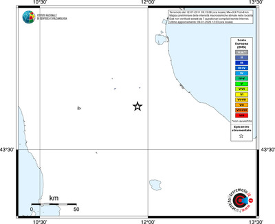 Mappa EMS - territori località