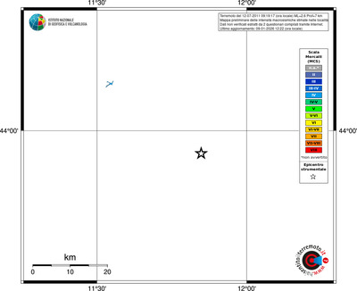 Mappa MCS - territori località