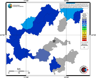 Mappa MCS - territori comuni