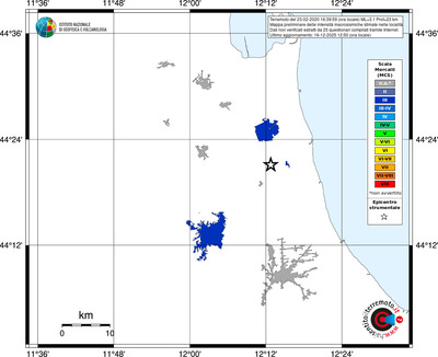 Mappa MCS - territori località